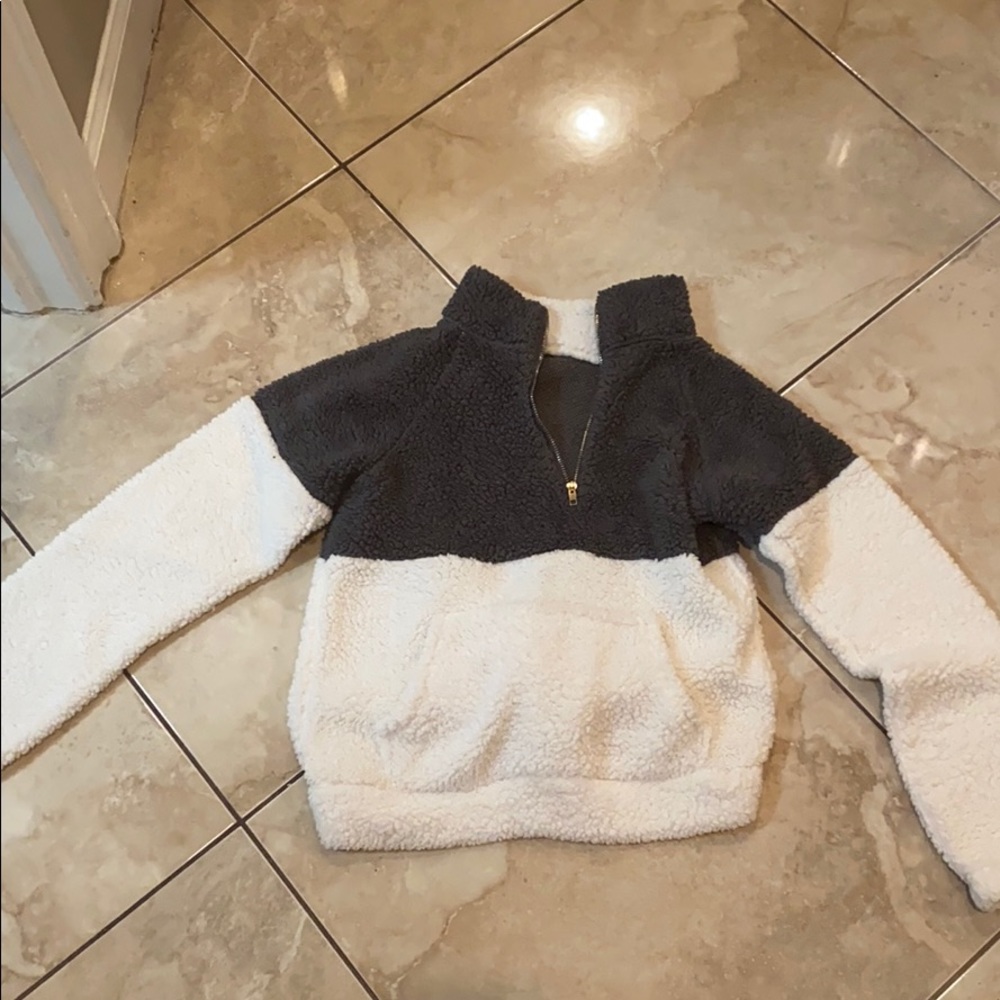 Warm fleece zip up
